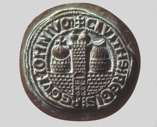 Sigillo del Re Crociato di Gerusalemme (bronzo)